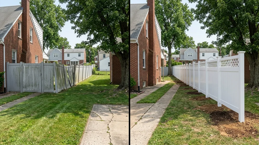 Fence Options for Post-War Blocks in Northeast Philadelphia