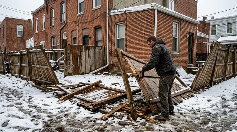 Storm Damage Fence Repair Philadelphia